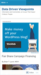 Mobile Screenshot of datadrivenviewpoints.com