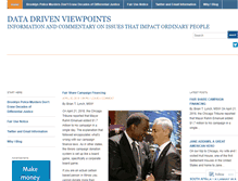 Tablet Screenshot of datadrivenviewpoints.com